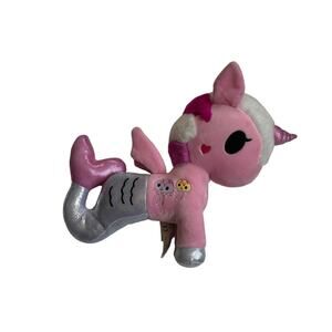 Tokidoki Unicorn Gelatina  Mermaid Silver Pink Plush Doll 10”
